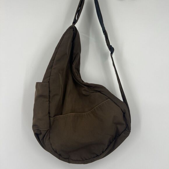 Ameribag Healthy Back Bag Taupe Nylon 19” Sling Shoulder Backpack - Picture 1 of 8